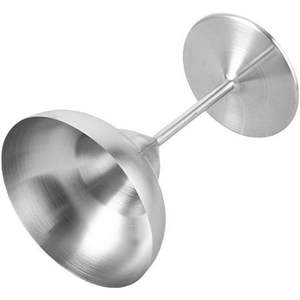 Copa de Servir de Acero Inoxidable de Primera Calidad, Copa Plateada al Mejor Precio, Copa de Vino de Acero Natural Más Vendida, Hecha en India - Product Image 1