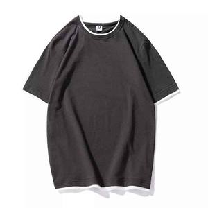 100% coton OEM sur mesure hommes T-Shirts Slim Fit à manches courtes hommes T-Shirts pour la vente en ligne T-shirts à bas prix uni surdimensionné - Product Image 5
