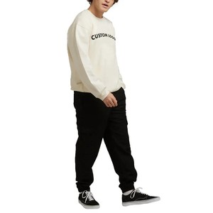 เสื้อสเวตเตอร์คอตตอนสไตล์100%, เสื้อกันหนาวแบบสวมหัวทำจากผ้าคอตตอนเฟรนซ์เทอร์รี่เสื้อถักแบบสวมหัวมีฮู้ดและสเวตเชิ้ตไซส์ใหญ่พิเศษ - Product Image 4