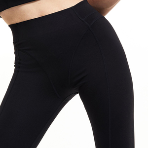 Leggings Polyester Pantalon imprimé longueur cheville Push Up Leggings élastiques sans couture Taille haute Leggings d'entraînement de couleur unie - Product Image 3