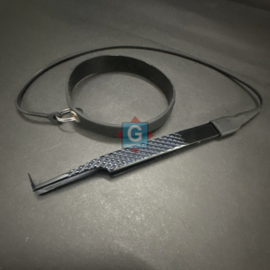Pinces à cils antistatiques avec bracelet flexible pour extensions de cils, pointes en acier inoxydable de précision - Product Image 4