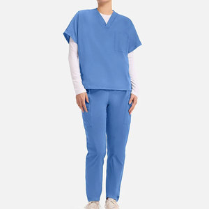 Tenue médicale unisexe pour médecins et infirmières – Confortable, séchage rapide, respirante, en toile – Fabriquée au Pakistan - Product Image 4