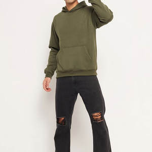 Basics OEM personalizado de los hombres del soporte de cuello Polar Sudadera con capucha bordado cálido Sherpa abrigo Zip up pulóver chaqueta sudadera de lana - Product Image 6