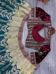 Fantaisie Mulmul Soie Vintage Style Lehenga Choli Dupatta pour fête Porter Prix de gros Fabrication de vêtements ethniques Vêtement - Product Image 6