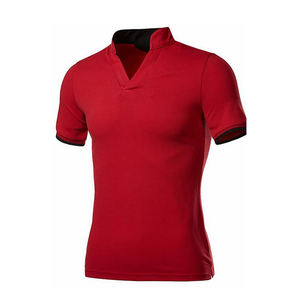 Polos de hombre con logotipo personalizado al por mayor, camisetas polo de negocios informales de manga corta de algodón de alta calidad, fabricante y proveedor - Product Image 1