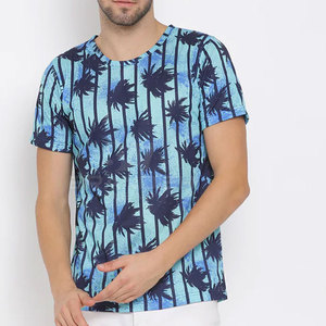 Camiseta de sublimación con estampado personalizado para hombre, ropa informal de algodón 100%, camiseta de sublimación de ajuste holgado de Material duradero ligero - Product Image 1