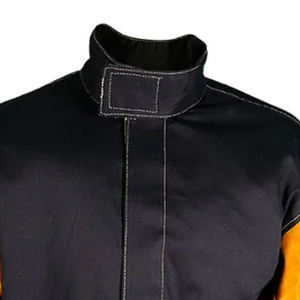 Chaquetas de Soldadura de Cuero Resistentes al Fuego, Antiestáticas, Resistentes al Calor de 200 °C, Ropa de Seguridad para Soldador con Protección Contra Incendios, Mangas Largas - Product Image 5