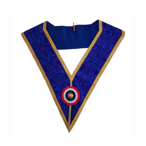 Collar de Regalia masónico hecho en fábrica, calidad superior, bordado personalizado, collares de Regalia masónicos hechos a mano - Product Image 5