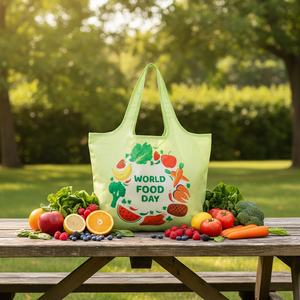 <b>Folding</b> Shopping <b>Bag</b> with Customizable Size & Pattern-Polyester Material for Shops & Supermarkets - Product Image 1