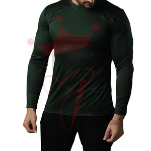 เสื้อยืดคอกลมแขนสั้นผ้าฝ้ายใยไผ่ถักคุณภาพสูงสำหรับผู้ชาย ระบายอากาศได้ดี แห้งเร็ว ขายส่งราคาถูก - Product Image 6