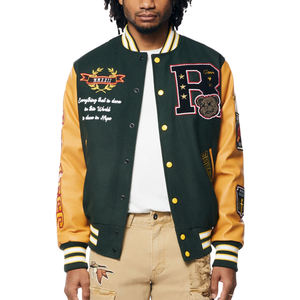 2026 Custom High Quality Baseball <b>Jackets</b> Men's Embroidered <b>Vintage</b> Unisex <b>Varsity</b> <b>Jackets</b> Baseball <b>Jackets</b> - Product Image 1