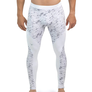 Haute qualité hommes Gym sport Compression Leggings séchage rapide entraînement Fitness porter confortable sans couture taille élastique en gros - Product Image 1
