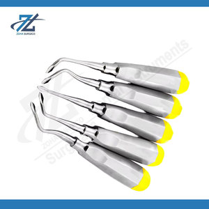 Elevadores Dentales Manuales Reutilizables Dogmatic con Empuñadura Acolchada de Lujo, Acero Inoxidable Premium Autoclavable para Extracción Dental - Product Image 3
