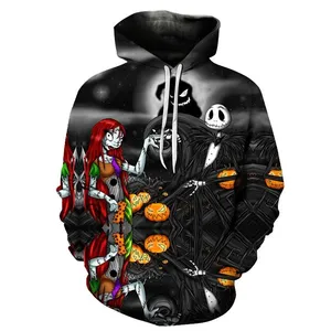 custom sports wear jogging 3D Print Pullover Breathable kangaroo pockets Reversible Oversize men hoodies