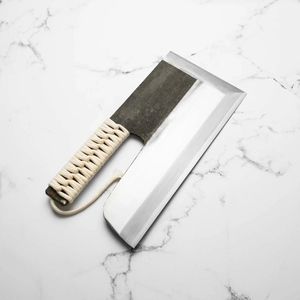 Cuchillo Menkiri / Sobakiri de acero al carbono con mango de cuerda fina atado a mano tradicional, el mejor regalo para mamá para usos en la cocina. - Product Image 5