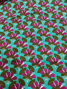 Tela de Algodón Orgánico Hecha a Mano en India, Ecológica, No Tejida, para Ropa de Niños, Estampada a Mano con Bloques de Jaipur Sanganeri, Venta al Por Mayor - Product Image 2