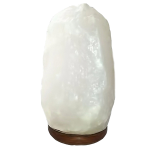 Lámpara de sal del Himalaya bloque de cristal natural tallado a mano que proporciona un ambiente de relajación de brillo tranquilo bienestar mejorado y único - Product Image 2