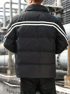 Nouvelle arrivée Veste en duvet personnalisée Veste chaude à bulles d'hiver Veste rembourrée de grande taille pour hommes vente en gros - Product Image 2