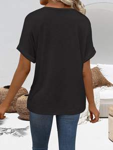 Senderismo ropa ajustada para correr Camisa de manga larga Deporte Casual Tops Suelto Sólido Moda Jersey para niñas con ropa para correr - Product Image 2