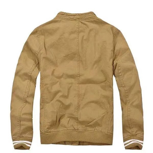 Custom Printed Men's 100% Polyester Varsity Jacket Street Style New Autumn Stand Collar Thin Lightweight Breathable - Product Image 2