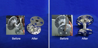 Machine de polissage électrolytique pour finition miroir en acier inoxydable avec redresseur CC et réservoir électrolytique en PP