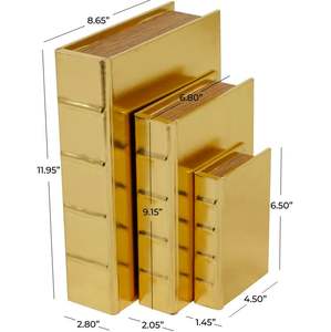 Gold Fancy <b>Wooden</b> Decorative <b>Box</b> Gift Packaging for Home Kitchen Wedding Christmas Jewelry Storage Organizer <b>Box</b> Bulk Quantity - Product Image 3