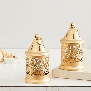 traditional brass <b>lantern</b> with glass panels for home temple decor and spiritual meditation <b>lighting</b> <b>indoors</b> - Product Image 5