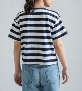 Camiseta Corta de Verano para Mujer al por Mayor, Ropa de Calle, Algodón Personalizado de Alta Calidad, Transpirable y de Secado Rápido - Product Image 3