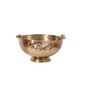 Tableware <b>Food</b> <b>Server</b> & Snacks Serving Metal Dish Premium Gold Finished Fruits Metal Bowl Luxury Wedding Organizer Dessert - Product Image 1