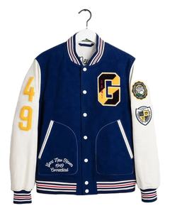 Letterman Wool Varsity Jacket Chaquetas universitarias Venta al por mayor Chaquetas universitarias de manga de cuero personalizadas - Product Image 1