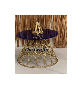 Latest Design Wooden And Iron <b>Cake</b> Stand Tableware Wedding Party Wooden <b>Cake</b> <b>Server</b> Stand For Wholesale - Product Image 6