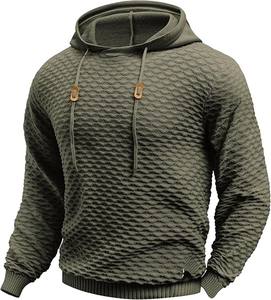 เสื้อฮู้ดปักลายสั่งทำพิเศษ ผ้าโพลีเอสเตอร์/คอตตอน สวมใส่สบายสำหรับฤดูหนาว สำหรับผู้ชาย - Product Image 6