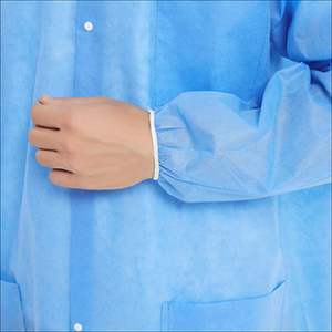 OEM personalizado al por mayor desechable no tejido bata de laboratorio médico a prueba de polvo uniformes de hospital - Product Image 6