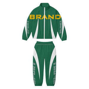 Ensemble de survêtement personnalisé pour femme : pull mi-zippé, veste coupe-vent et pantalon de jogging 2 pièces - Product Image 3