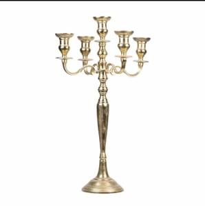 Soporte de vela de metal, diseño clásico indio elegante, pilar de vela, diseño tradicional de lujo, Navidad - Product Image 6