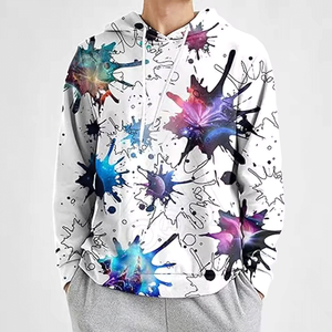 Sudadera con capucha de sublimación para hombre, diseño personalizado con tela cómoda, color sólido para invierno, venta al por mayor - Product Image 4