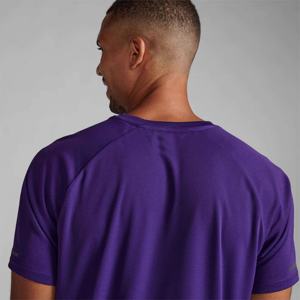 Venta al por mayor de camisetas de entrenamiento hechas a medida para gimnasio correr Fitness de alta calidad 100% algodón tejido de punto transpirable - Product Image 4