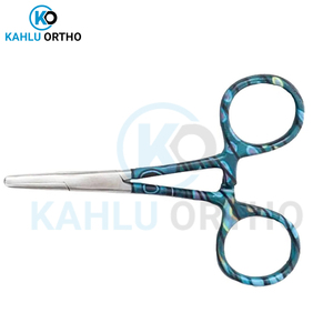 KAHLU fórceps hemostáticos de acero inoxidable curvos rectos de 12,5 cm instrumentos quirúrgicos manuales - Product Image 5