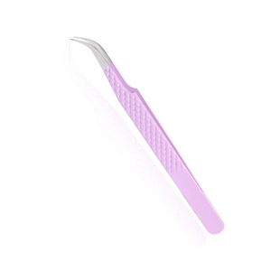 Pince à épiler droite de forme professionnelle pince à épiler à volume de pied isolé conçue pour le soin des cils - Product Image 1