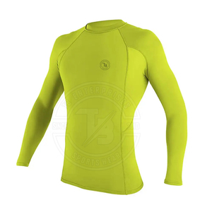 Equipo de entrenamiento de lucha de buena calidad Diseño de logotipo personalizado Hombres de manga larga Rash Guard en precio razonable - Product Image 1