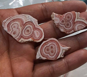 Ágata de encaje azul Natural, piedra preciosa de tamaño libre, tallado de piedras preciosas para el verano, macramé, joyería, cuentas de piedra para la fabricación de joyas - Product Image 3