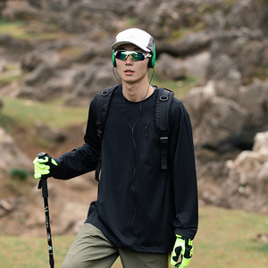 Fabricante de Ropa de Protección Solar UPF 50+, Camiseta de Manga Larga Transpirable para Pesca al Aire Libre, Personalizada, al por Mayor, para Hombre, Protección UV - Product Image 3