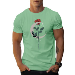 เสื้อยืดผู้ชายผ้าคอตตอน100% เรียบสำหรับฤดูร้อนเสื้อยืดสำหรับผู้ชายพิมพ์โลโก้ออกแบบได้ตามต้องการ - Product Image 3