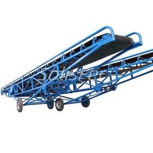Mini convoyeur à bande caoutchouc résistant à la chaleur à faible bruit petit acier inoxydable avec roulement Durable en acier au carbone PU PVC pour les usines - Product Image 1
