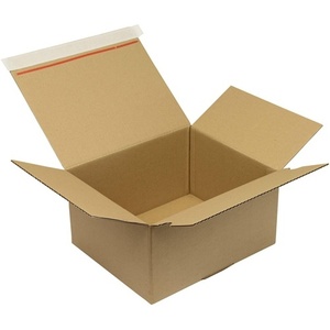Single-Wall Automatic Bottom Corrugated <b>Cardboard</b> <b>Box</b> 260x220x130mm Brown Pack of 40 - Product Image 1