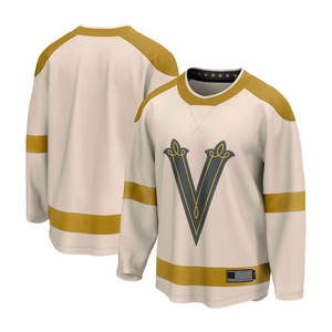 Jersey de Hockey sobre Hielo Personalizado OEM, Impreso, a Bajo Precio, Nuevo Diseño, 100% Poliéster, para Venta en Línea - Product Image 1