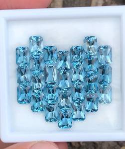100% พลอยเพชรสีฟ้าท้องฟ้าธรรมชาติ - Product Image 3