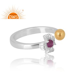 Anillo de piedras preciosas de rubí Natural de Plata de Ley 925 más vendido, joyería personalizada para mujer, regalo para ella - Product Image 4