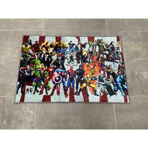 Alfombra Estampada de Superhéroes de Marvel, Alfombra de Baño, Regalo de Inauguración de Casa, Alfombra para Habitación Infantil, Alfombra de Chenilla - Product Image 1