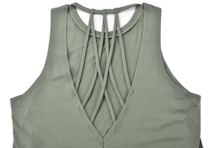 Women's Custom Design Gym Tank Top Breathable <b>Yoga</b> Sportswear Wholesale for Running Singlet Women Tank Tops - Product Image 5